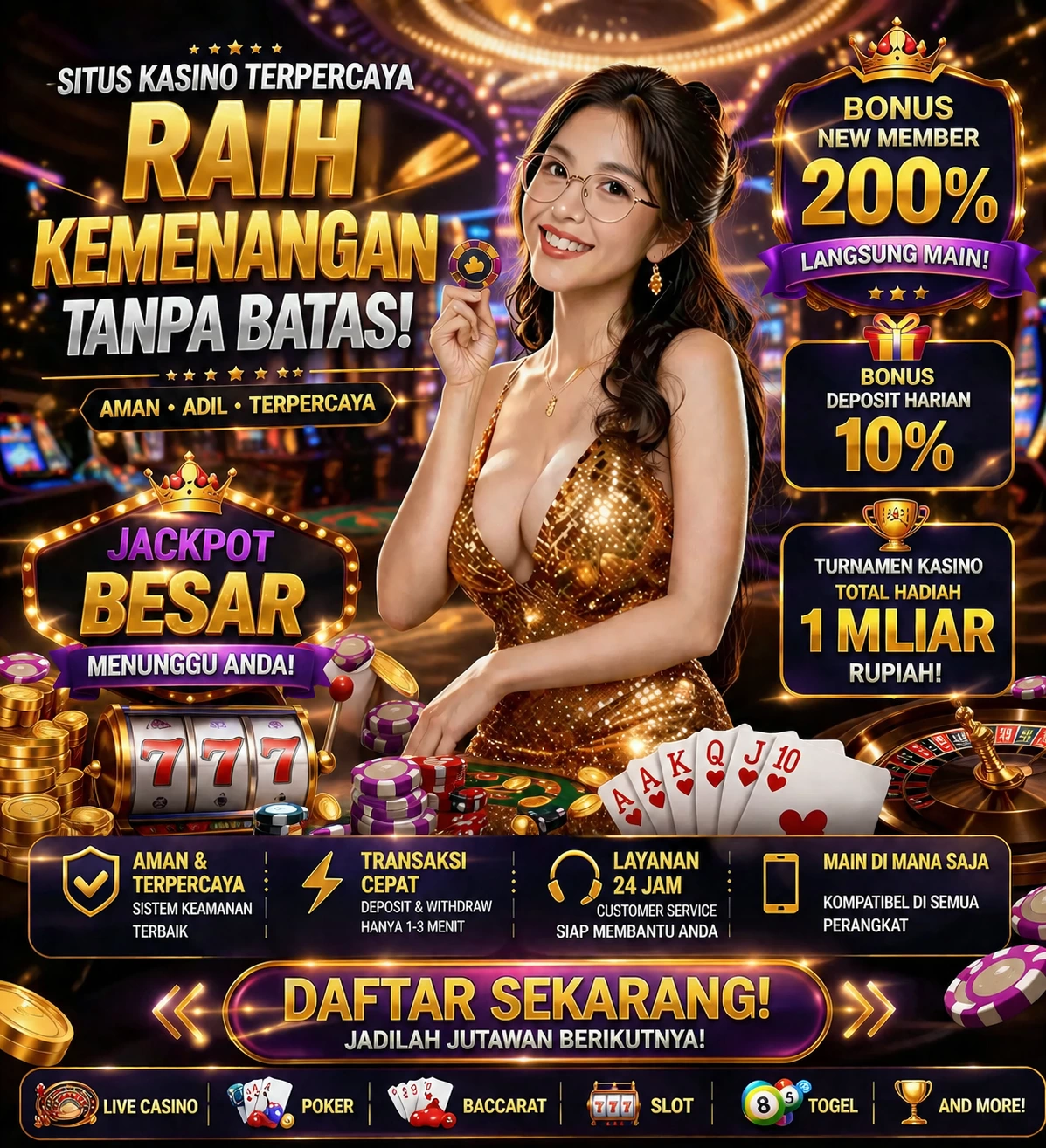 Roleta e blackjack bingo